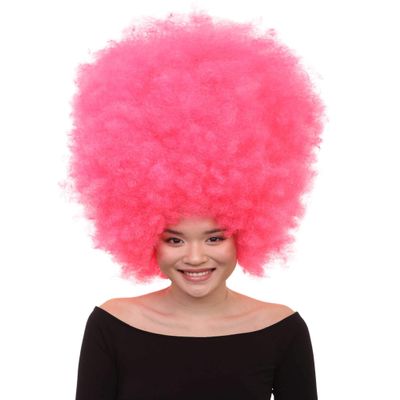 Super Size Afro Wig Collection (Pink)