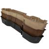 Du Ha Under Seat Storage fits 2019-2026 Ram 1500 Quad Cab New Body Style | Tan Heavy-Duty Back Seat Multi Tool Organizer, Includes 2-Piece Dividers | 30105 view 2