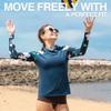 Kanu Surf Women's Keri Long-Sleeve UPF 50+ Rashguard, Darren Navy, Medium view 3