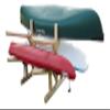4-Place Low 2 Canoes + 2 Kayaks Log Rack, Freestanding Kayak Garage Storage Racks, Surfboard Stand, Kayak Rack, SUP Paddle Board Storage Racks for Garage, Canoe Storages - Unfinished view 4
