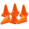 [ 48 Pack ] 7 Inch Plastic Traffic Cones Field Marker Cones Sport Training Traffic Cone Sets for Skate Soccer Indoor/Outdoor Agility Training & Festive Events Physical Education Flexible - Orange (48) view 3