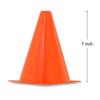 [ 48 Pack ] 7 Inch Plastic Traffic Cones Field Marker Cones Sport Training Traffic Cone Sets for Skate Soccer Indoor/Outdoor Agility Training & Festive Events Physical Education Flexible - Orange (48) view 4