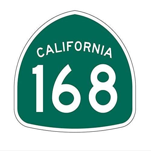 MR3Graphics Magnet California State Route 168 Sticker Decal R1238 Highway Sign Vinyl Car Magnetic Flexible Magnet Bumper Sticker 5"