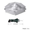 AIFUSI Umbrella Hat, Sun Rain Cap Colorful Folding Umbrellas Headwear 23 Beach, Party, Outdoor, Fishing, Hunting and Gardening, UV Protection for Adults and Kids view 3