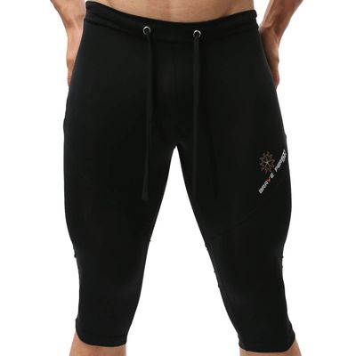 BRAVE PERSON Men's Sports Shorts Quick-Dry Swim Trunks, Fitness, Running, Cycling Pants 2221 (M/Waist 28''-32'', Black)