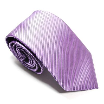 8CM Stylish Tie For Men Polyester Solid Stripes Ties For Wedding,Party,Daily Dress,Birthday'Gift (C1 purple grey)