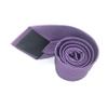 8CM Stylish Tie For Men Polyester Solid Stripes Ties For Wedding,Party,Daily Dress,Birthday'Gift (C1 purple grey) view 4