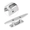 Boat Cleat,Fydun 4 Inch 316 Stainless Steel Boat Mooring Dock Deck Rope Cleat Silver for Marine Yacht 10 * 5.5 * 2.4/4.0 * 2.2 * 1.0in view 4