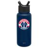 Simple Modern Officially Licensed NBA Washington Wizards Water Bottle with Straw Lid | Vacuum Insulated Stainless Steel 32oz Thermos | Summit Collection | Washington Wizards view 1