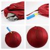 COOLDOT Yoga Ball Chair for Office Relieves Lower Back Pain by Strengthening Core Muscles to Get Straight Back, an Effective Aesthetic Minimalist Design for 8 to 12 Hours Work Shift with No Slouch. view 4