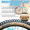 Bike Tube - Choose Size 12, 14, 26, 27.5, 650B, 29, 700c Bike Tubes - Road, Gravel, Mountain Bicycle - All tire Sizes - Presta or Schrader Inner Tube - Heavy Duty Latex - Bike tire Tube - 12S-1 view 2