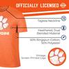 Campus Colors Adult MVP Heathered Cotton Blend T-Shirt - Logo Tshirt - Made from Ringspun - Comfort and Versatility (Clemson Tigers - Orange, Medium) view 4