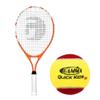 Gamma Quick Kids 23" Inch Junior Tennis Racquet Set or Kit Bundled with a 60-Pack Kids Red/Yellow Felt Training Transition Balls view 1