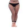 Abberrki Womens Sexy Fishnet Footless Tights High Waisted Net Footless Leggings (Footless # 3) view 2