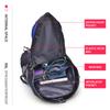 Bseash 50L Hiking Backpack, Water Resistant Lightweight Outdoor Sport Daypack Travel Bag for Camping Climbing Skiing Cycling (Blue - No Shoe Compartment) view 3