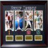 Framed Deluxe Hockey Philly Legends Collage. Bernie Parent, Julius Erving, Mike Schmidt, Reggie White SKU #4013 view 1