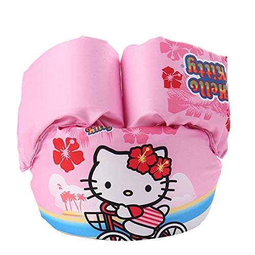 JKSPORTS Baby Floats for Pool,Kids Life Jacket from 30 to 50lbs, Compatible 20-30 Pounds Infant/Baby/Toddler, Swim Vest with Arm Wings for Boys and Girls (Hello Katie)