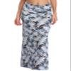 EXCHIC Women's Boho Flod Over Long Maxi Skirt Elastic High Waisted Long Skirts for Women (4, Medium) view 2