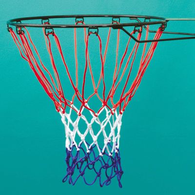 Sure Shot Basketball Net-Red, White and Blue, One Size