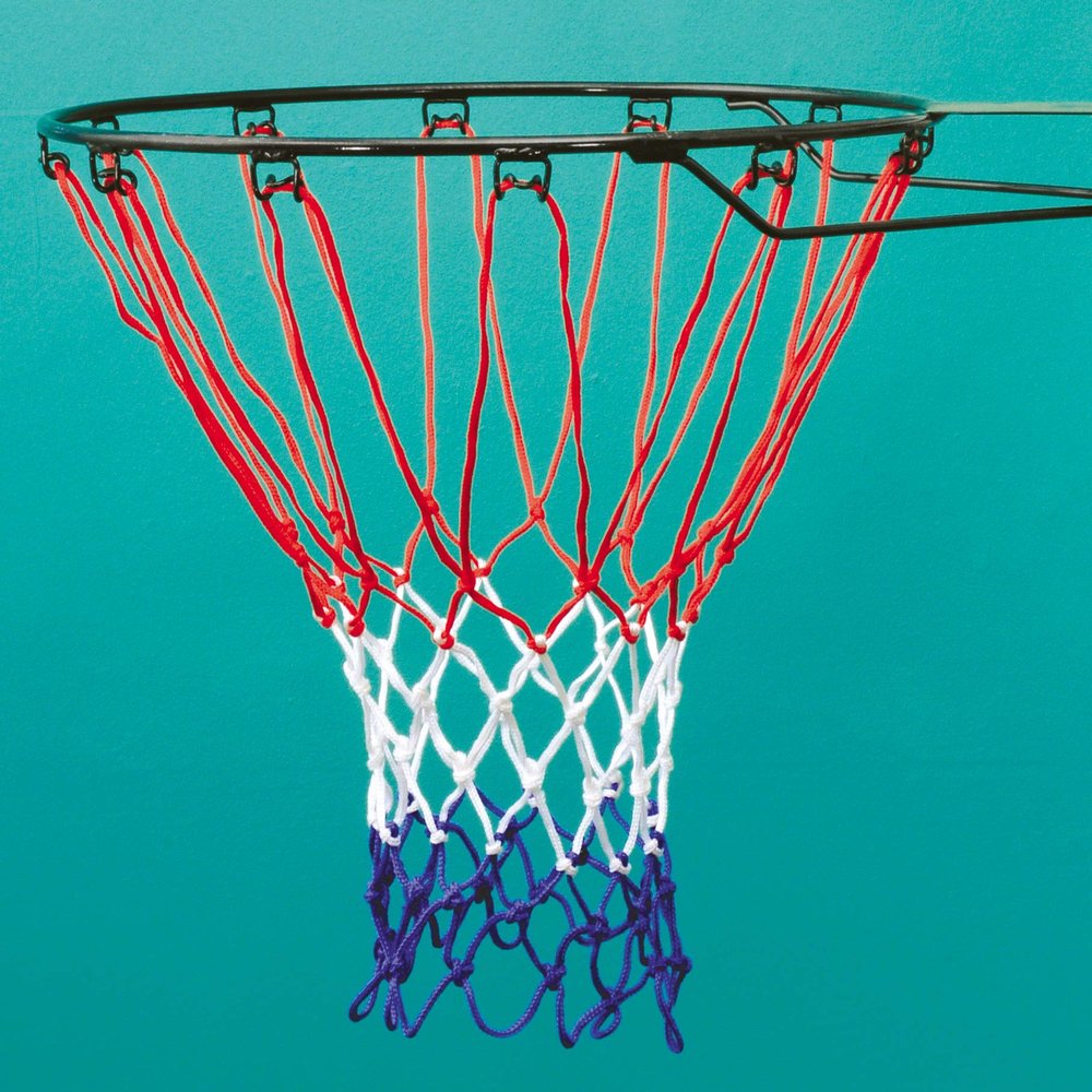 Sure Shot Basketball Net-Red, White and Blue, One Size