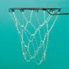 Sure Shot Chain Basketball Net-White, Silver, One Size view 1