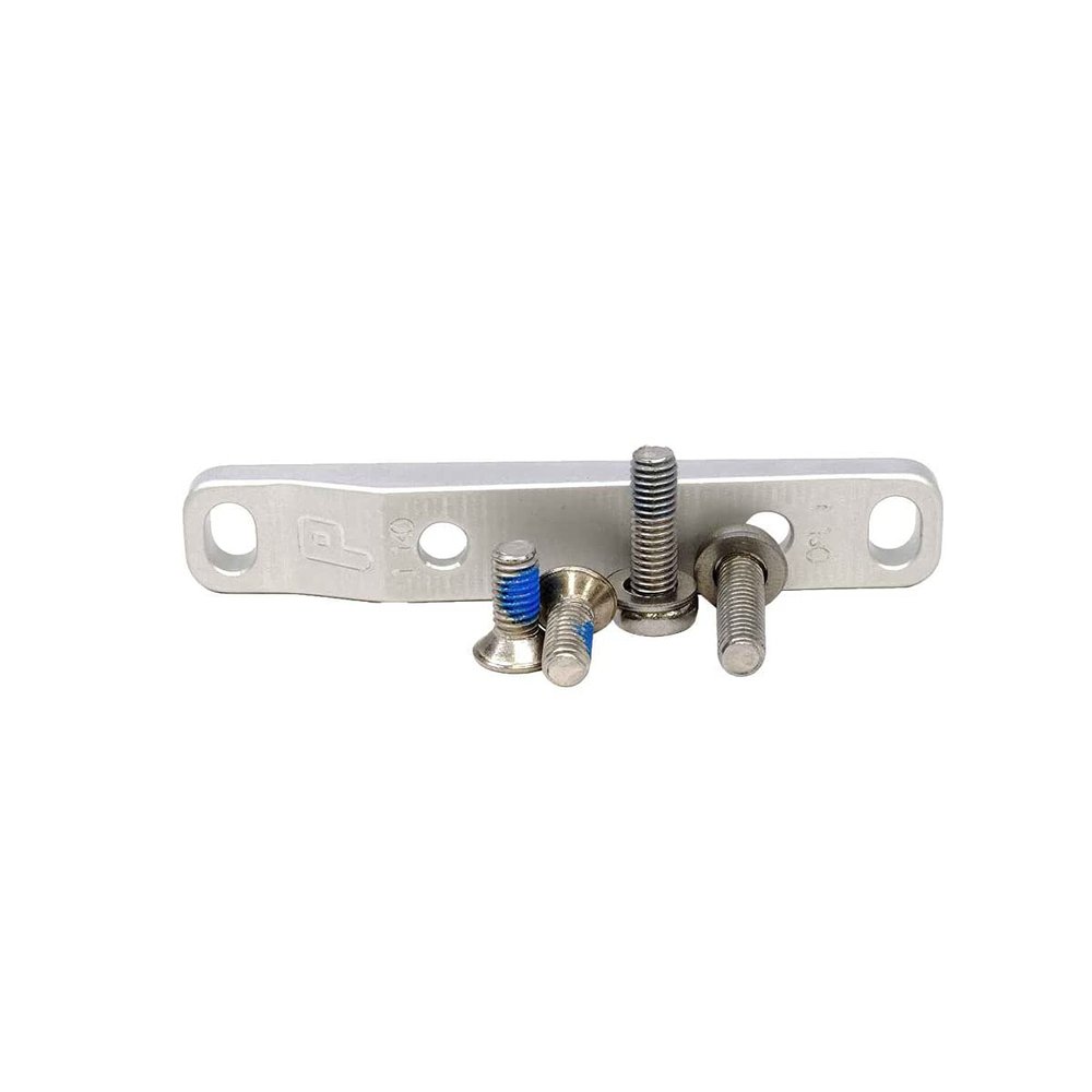 Paul Components Flat Mount Bracket Front - 140/160MM with Bolts (Silver)