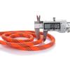 GINEE 10mm Static Rock Climbing Ropes 100FT Outdoor Safety Rope with Carabiner Arborist Tree Climb Rescue Grappling Lifeline Escape Descender Abseiling Rope Magnet Fishing Rope Orange view 2