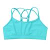 YONGHS Kids Girls Sports Crop Top Spaghetti Shoulder Straps Criss Cross Back Gymnastic Workout Tank Bra Top Mint Green 10 view 3