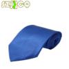 New Men's Tie Silk Satin Narrow Neckties Handmade Adjustable Neckwear Pure Color 8CM (A11 royal blue) view 2