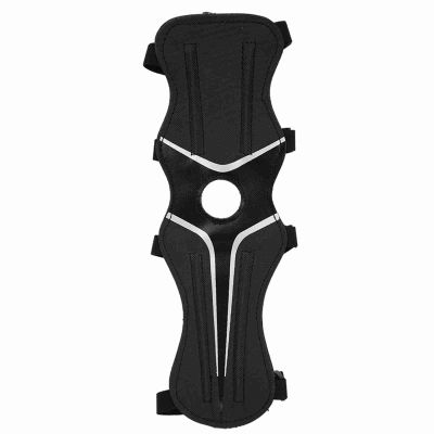 Tihebeyan Archery Arm Guard, Adjustable Nylon Arm Guard, Guard Archery Arm Protector Accessory(Black)