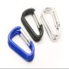 OnDepot 100 Pack of 3 inches Carabiner Spring Belt Clip Lot Snap Key Chain 75mm Aluminum Color, Black/Blue/Silver/Mix Color (Mix Color 3" (100 Pack)) view 2