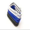 OnDepot 100 Pack of 3 inches Carabiner Spring Belt Clip Lot Snap Key Chain 75mm Aluminum Color, Black/Blue/Silver/Mix Color (Mix Color 3" (100 Pack)) view 3
