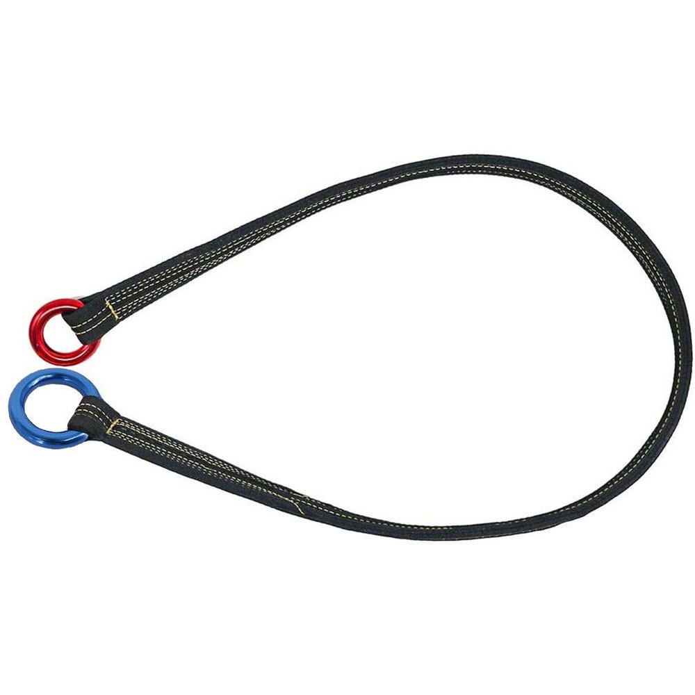 NewDoar Tree Arborist Friction Saver 22KN Climbing Cambium Saver Loop Belt Sling Retrievable Anchor Blue 43 inch