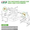 10L0L Golf Cart Ball Joint Kit Tie Rod End Set Compatible with Club Car DS & Carryall 2009-up, Left Thread and Right Thread for Driver and Passenger Side, OEM# 102022602 102022601 102288301 view 2