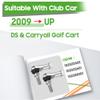 10L0L Golf Cart Ball Joint Kit Tie Rod End Set Compatible with Club Car DS & Carryall 2009-up, Left Thread and Right Thread for Driver and Passenger Side, OEM# 102022602 102022601 102288301 view 3
