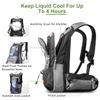 Mothybot Hydration Backpack, Insulated Hydration Pack with 2L Water Bladder & Large Storage, Ultralight Hiking Backpack for Men, Women for Running, Cycling, Camping - Keep Liquid Cool up to 5 Hours view 2