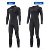 Ultra Stretch 3mm Neoprene Wetsuit, Front Zip Full Body Diving Suit, one Piece for Men & Women-Snorkeling, Scuba Diving Swimming, Surfing view 3