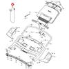 H.F Exchange Treadmill Magnetic Safety Key - Activation Switch Replacement Key for Running Machine - Round Magnet Key with Braided Cord & Clip P/N 301180 - Works with Pro-form 425 CT 795 view 2