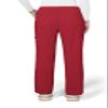 KOI Basics Women's Holly Cargo Scrub Pants, 8 Pockets, Drawstring Waist Ruby X-Large view 2