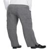 KOI Basics Women's Holly Cargo Scrub Pants, 8 Pockets, Drawstring Waist Heather Grey X-Large Petite view 2