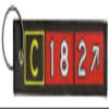 Airport Taxiway Sign Keychain. Select from a variety of aircraft types! (Cessna 182) view 1