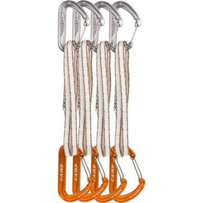 CAMP USA Mach Express Dyneema Alpine Quickdraw - 4 Pack, One CoLoler, 60cm