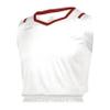 Athletic Cut Men's Basketball Jersey White/True Red 2XL view 1