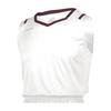 Athletic Cut Men's Basketball Jersey White/Maroon S