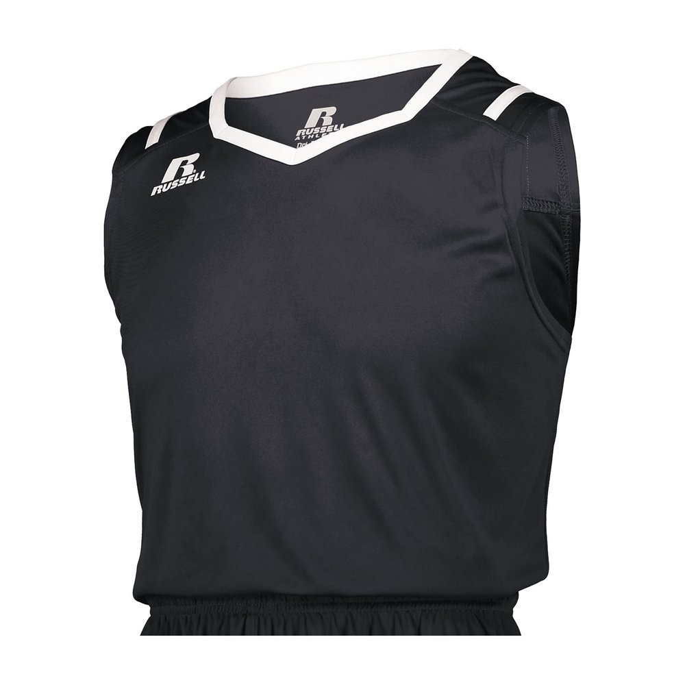 Russell Athletic Athletic Cut Men's Basketball Jersey Stealth/White 2XL
