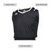 Russell Athletic Athletic Cut Men's Basketball Jersey Stealth/White 2XL view 2