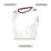 Russell Athletic Athletic Cut Men's Basketball Jersey White/Maroon L view 2