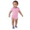 Indica Plateau Wah Gwan? Light Pink 18 Month Cotton One-Piece Infant Baby Romper view 2