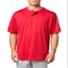 Russell Athletic Performance Two-Button Solid Jersey True Red S view 2