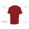 Russell Athletic Performance Two-Button Solid Jersey True Red S view 3